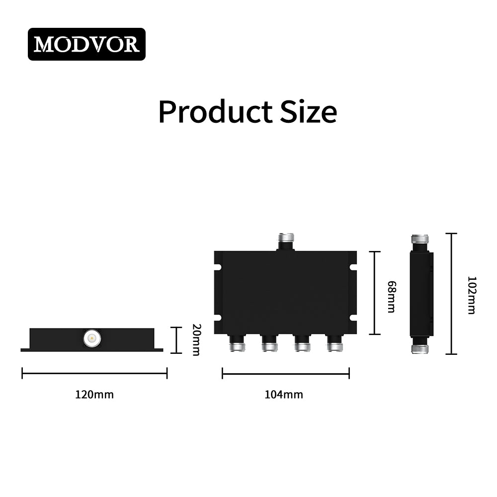 high isolation RF splitter