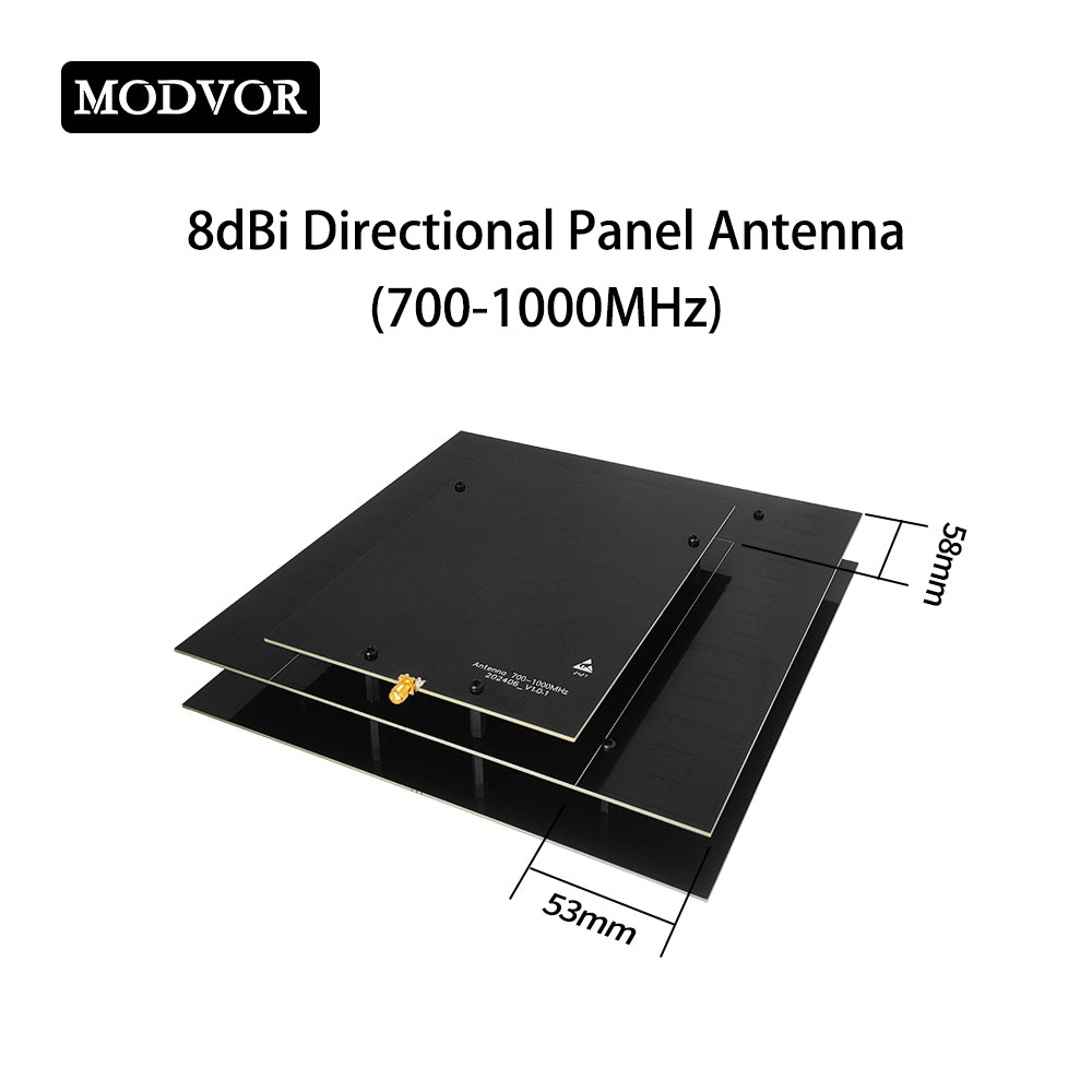 700-1000MHz 8dBi Directional Panel Antenna Line SMA-Male for G LTE, GSM, Cellular Repeater, Mobile Signal Booster, Wireless Communication System