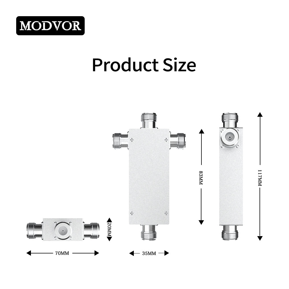 3-way microstrip splitter