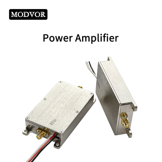 2.4GHz 5W RF Power Amplifier for UAV Video Downlinks, Telemetry Radios & ISM Wireless Systems – Compact SMA-K Aluminum Housing
