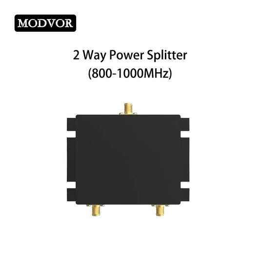 800-1000MHz 2 Way Cavity Power Splitter Low VSWR, High Isolation with SMA Connectors for RF Communication Systems.
