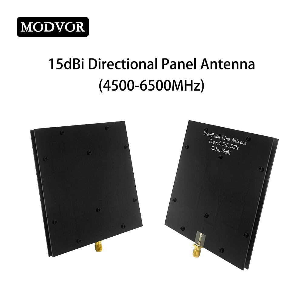 4500-6500MHz 15dBi Directional Panel Antenna, 5.2G 5.8G High Gain Long Range Drone Antenna for UAV Communication Signal Transmission