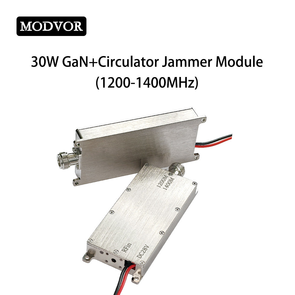 rf frequency jammer module with circulator