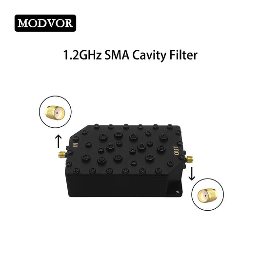 1.2GHz RF Cavity Filter 1160-1280MHz Bandpass Coaxial Filters for UAV Drone Video & Data Link, LoRa IoT, Wireless Radio Communication
