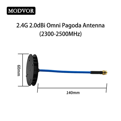 2.4 omni pagoda antenna