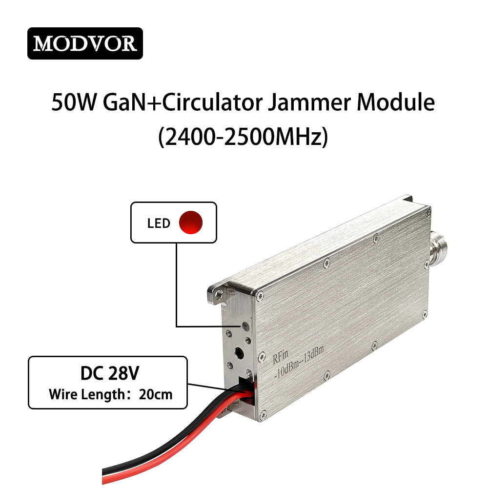 50W GaN RF jamming module