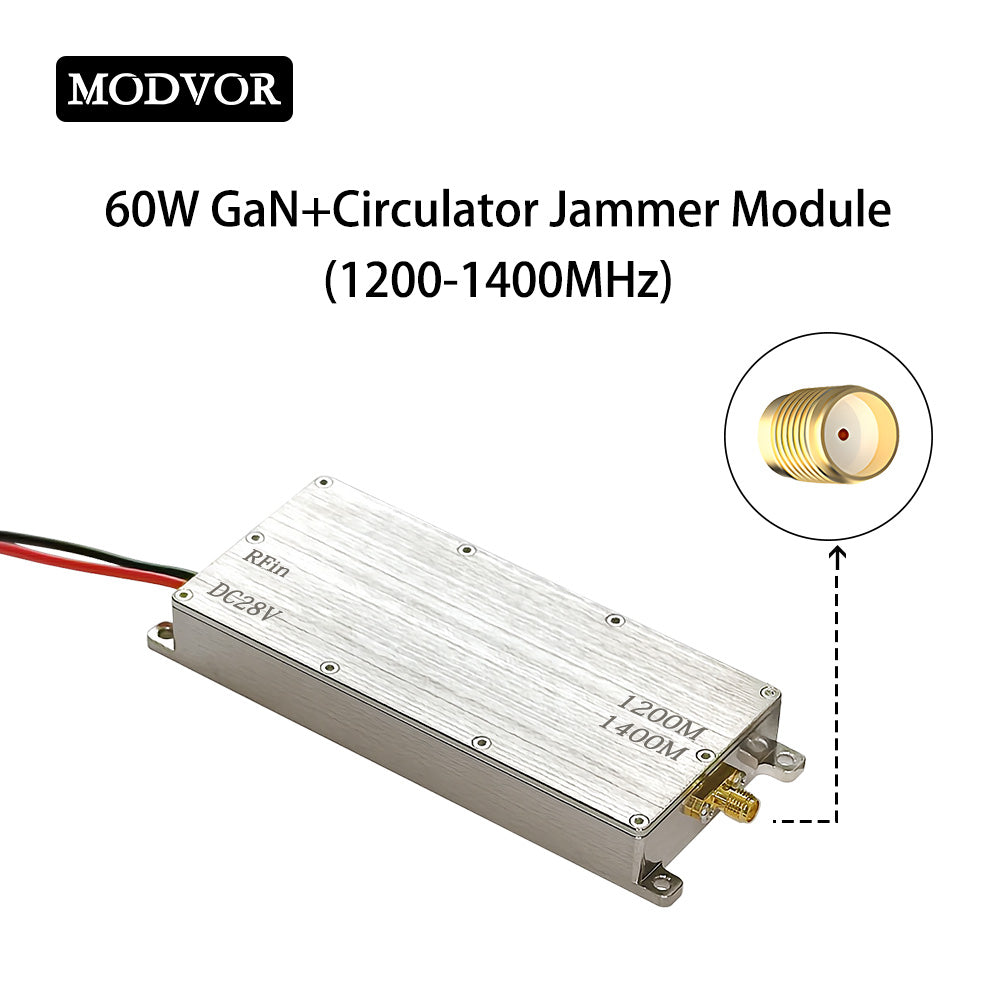  1200-1400MHz anti-drone module with circulator 60W