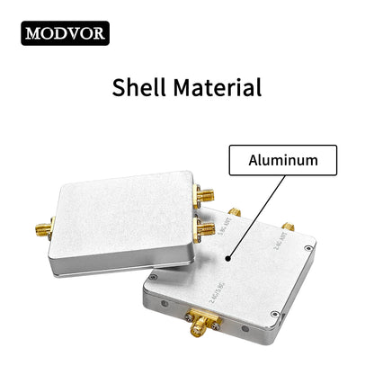 2.4G&5.8G 4W 1-In 2-Out Signal Booster – Dual-Band Extender for WiFi, Bluetooth, LoRa & Industrial IoT with 80X Power, Ultra-Low Noise and Dual-Antenna Output