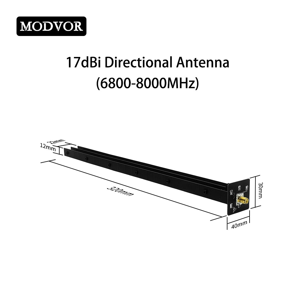 SMA-Female microstrip antenna