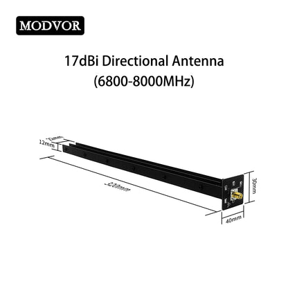 SMA-Female microstrip antenna