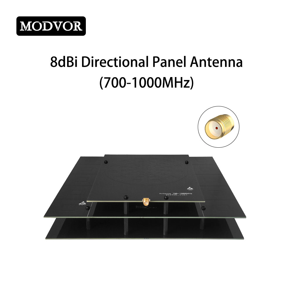 700-1000MHz 8dBi Directional Panel Antenna Line SMA-Male for G LTE, GSM, Cellular Repeater, Mobile Signal Booster, Wireless Communication System