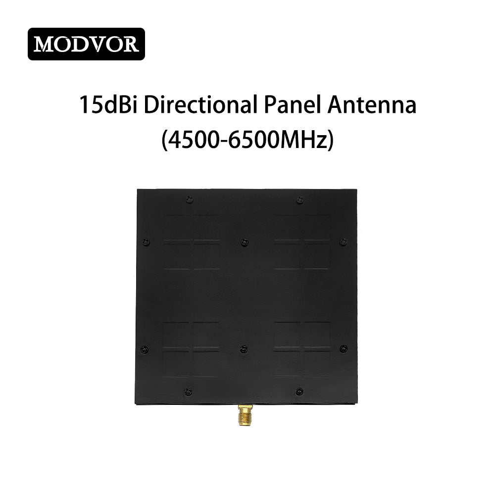 4500-6500MHz 15dBi Directional Panel Antenna, 5.2G 5.8G High Gain Long Range Drone Antenna for UAV Communication Signal Transmission