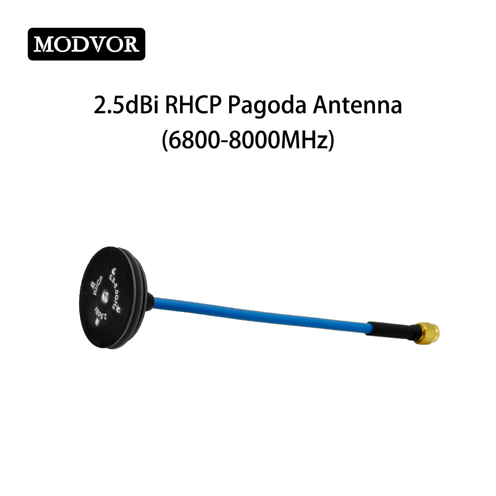 Antena dookólna Pagoda 2.3‑2.5 GHz 2.0 dBi złączem SMA-męskim do komunikacji bezprzewodowej w paśmie ISM 2.4 GHz