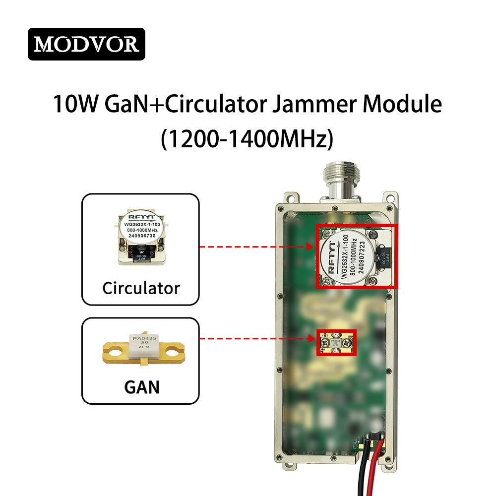 uav jamming with circulator N-female
