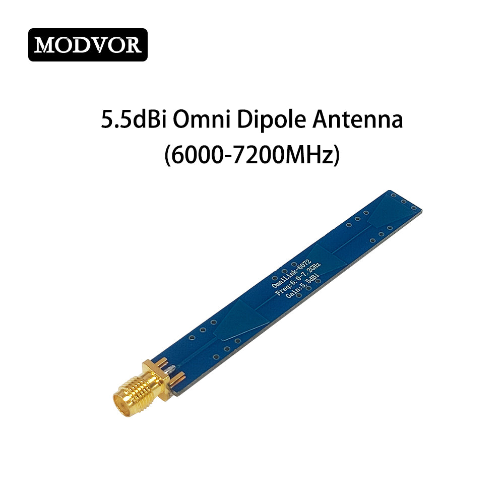 6.0-7.2 GHz 5.5dBi wielozakresowa dookólna antena zewnętrzna o wysokim zysku do WiFi 6E, zewnętrznego hotspota, bezprzewodowej stacji bazowej i bramki IoT
