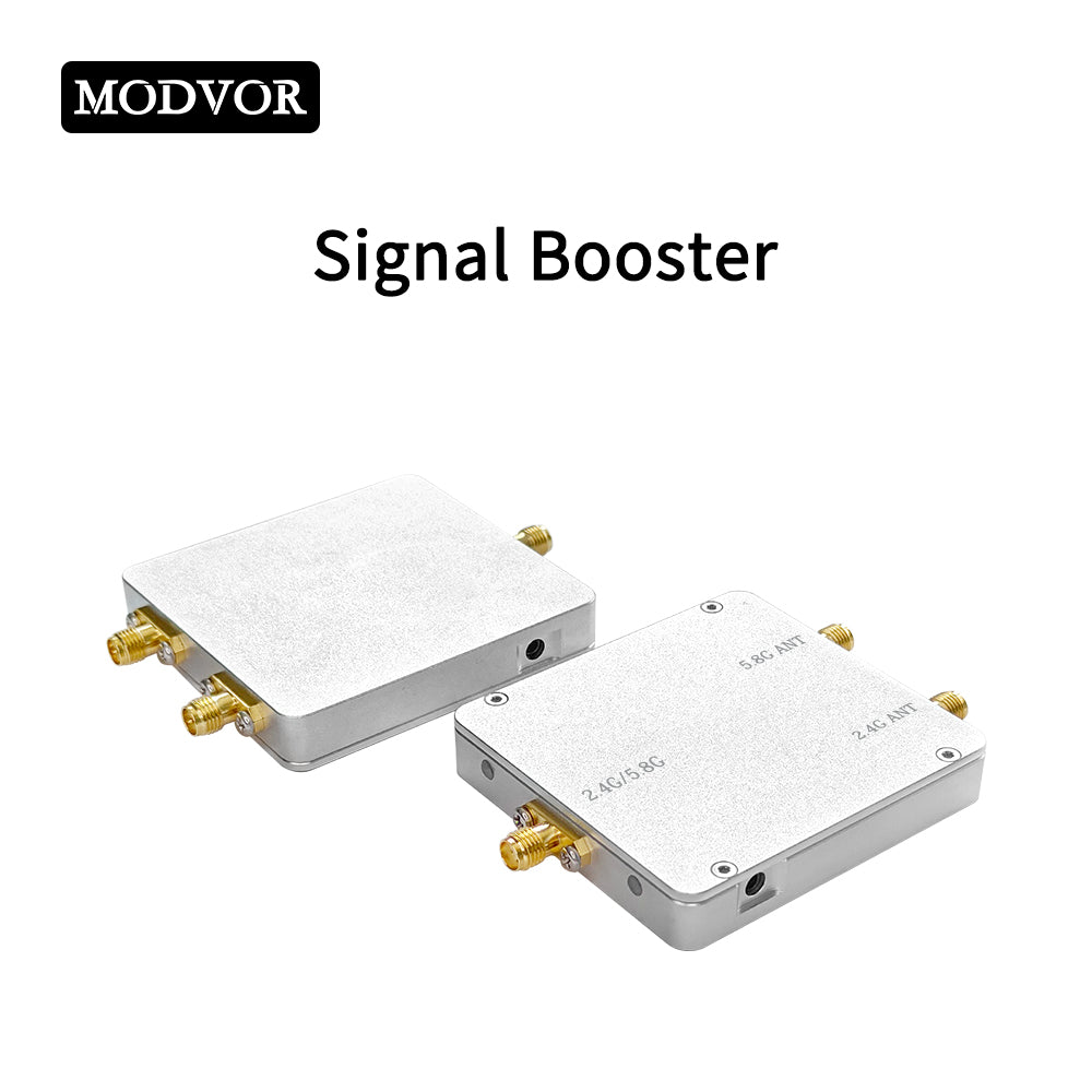 2.4G&5.8G 4W 1-In 2-Out Signal Booster – Dual-Band Extender for WiFi, Bluetooth, LoRa & Industrial IoT with 80X Power, Ultra-Low Noise and Dual-Antenna Output