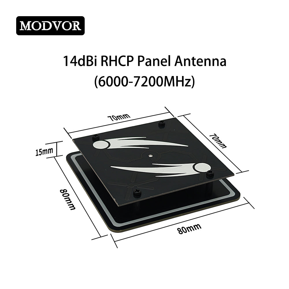 6000-7200 MHz rhcp directional panel antenna 