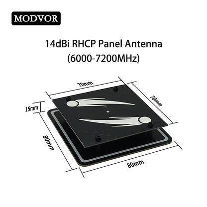 6000-7200 MHz rhcp directional panel antenna 