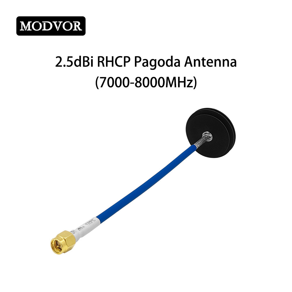 6.8‑8.0GHz circular polarized antenna