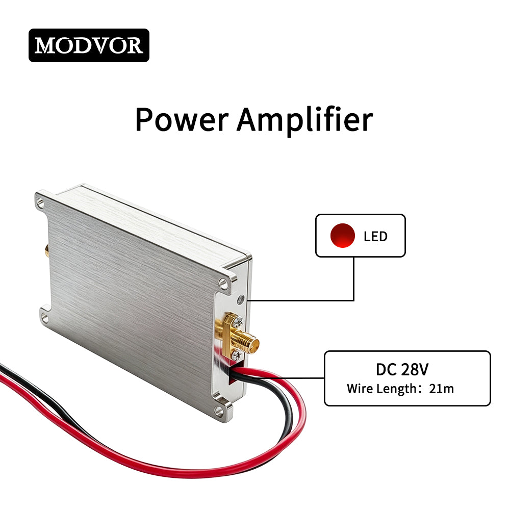 2.4GHz 10W RF Power Amplifier for FPV UAV Control, Wi-Fi Boosting & ISM Applications –  2.4-2.485GHz, 40dB Gain