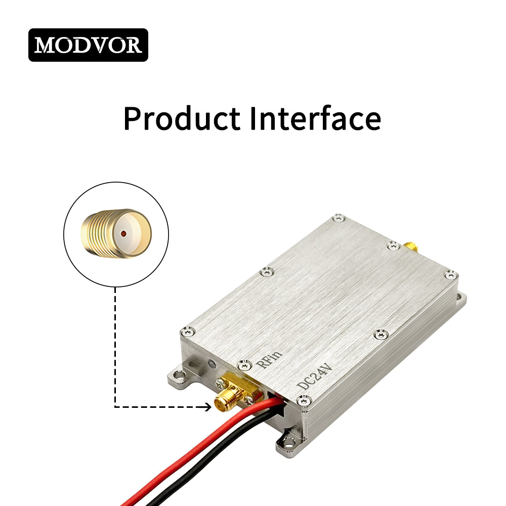 2.4GHz 10W RF Power Amplifier for FPV UAV Control, Wi-Fi Boosting & ISM Applications –  2.4-2.485GHz, 40dB Gain