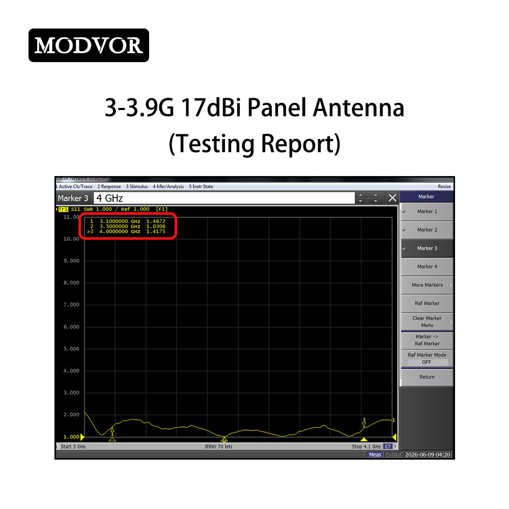 3-3.9G microstrip array antenna