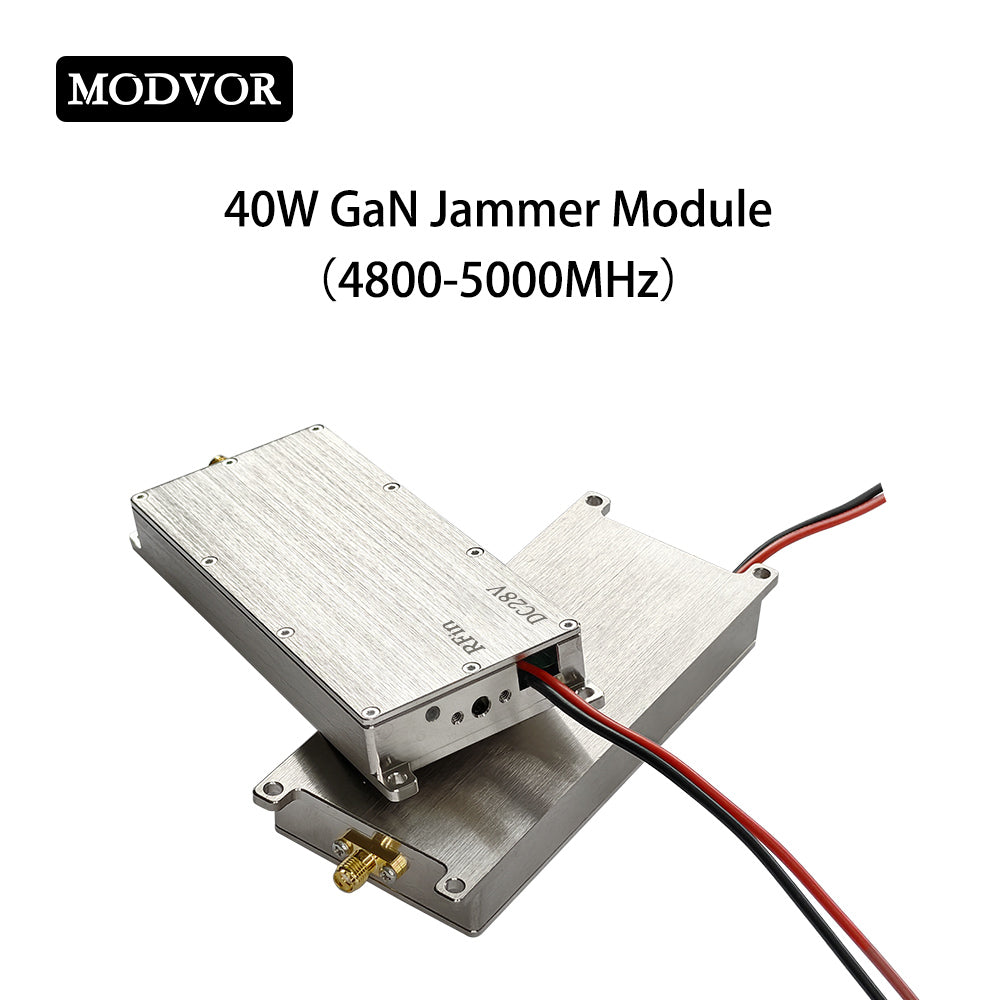 40W 4.9G GaN Drone Jammer Module SMA-Female 4800-5000MHz Counter Drone Equipment for Anti-UAV Defense System