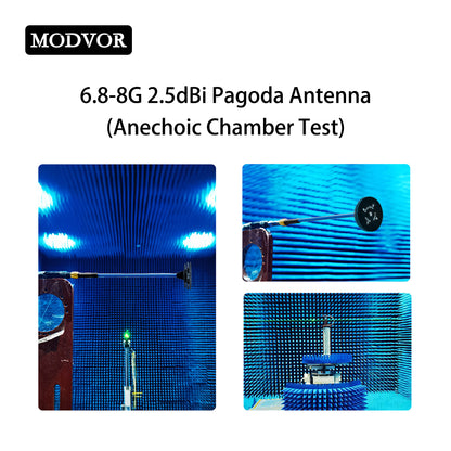 Antena dookólna Pagoda 2.3‑2.5 GHz 2.0 dBi złączem SMA-męskim do komunikacji bezprzewodowej w paśmie ISM 2.4 GHz