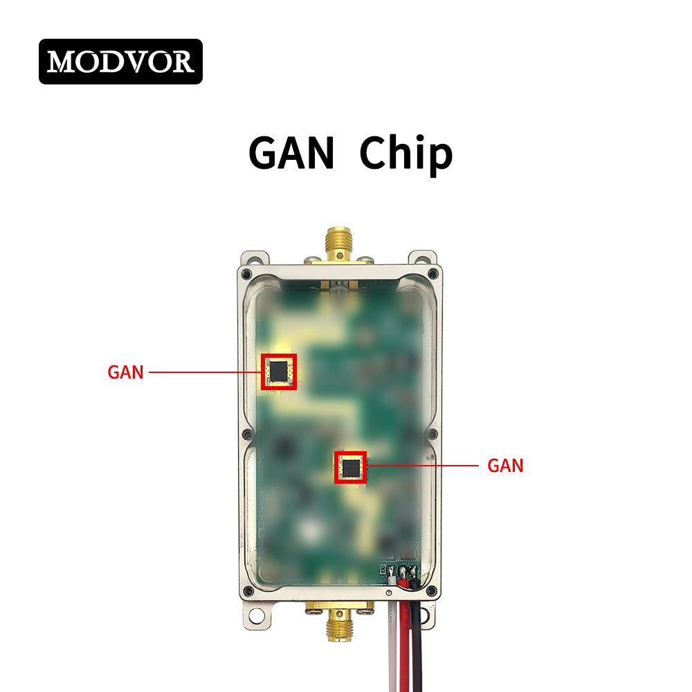 2.4GHz 5W RF Power Amplifier for UAV Video Downlinks, Telemetry Radios & ISM Wireless Systems – Compact SMA-K Aluminum Housing